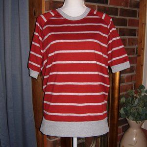 LuLaRoe Banded Striped Top M